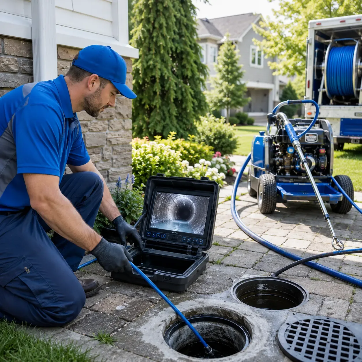 Outdoor drain cleaning professionals serving Loraine, IL